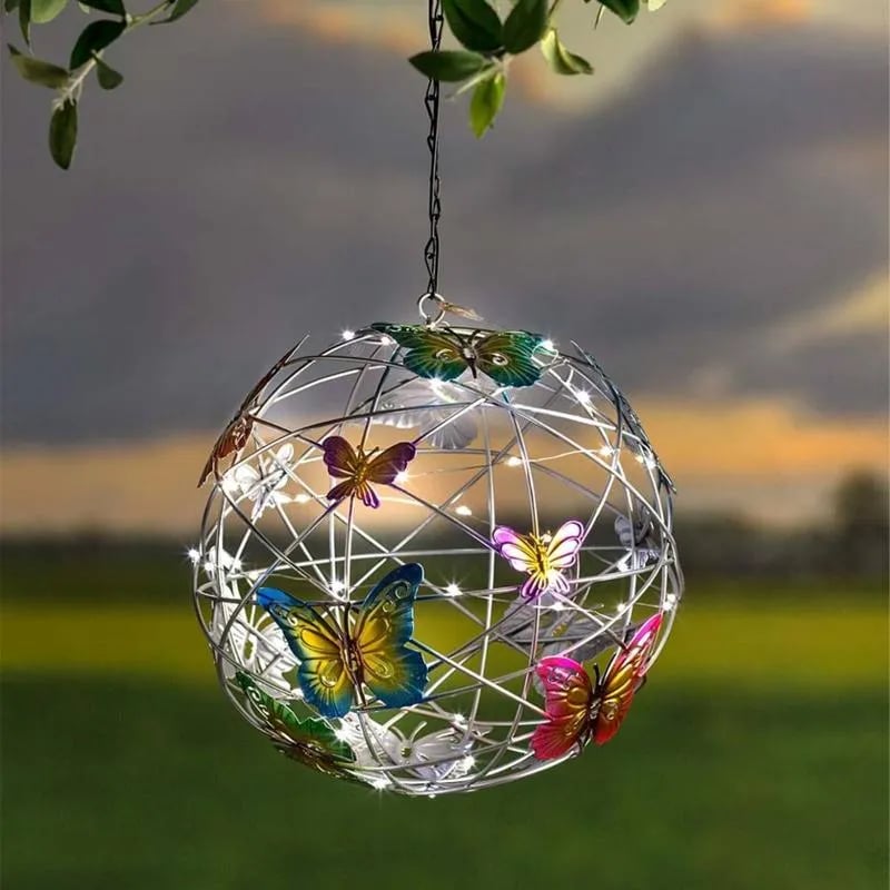 Colorful Garden Solar Butterfly Lamp - Fesara