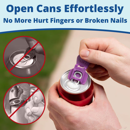 Easy Drink Can Cover with Lid Opener & Spill Stopper