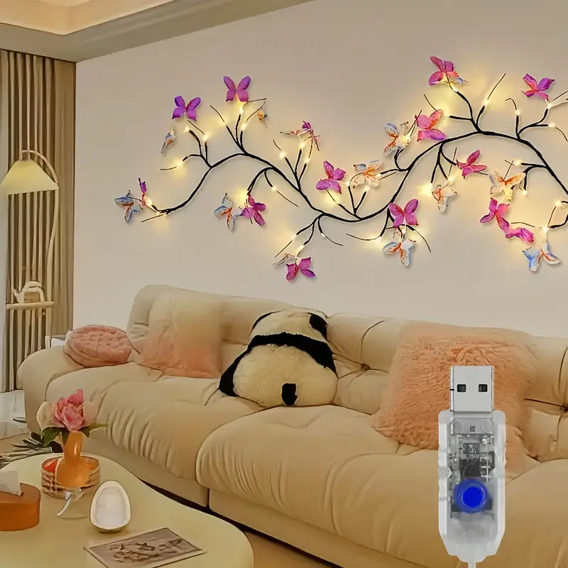 Colorful USB Fairy Light Tree with LED Branches