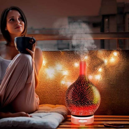 3D Effect Essential Meteor Light Oil Diffuser - Essential Oil Diffuser - Wild Eye Vision