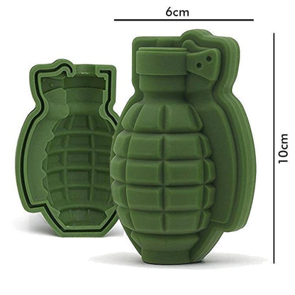 Realistic 3D Grenade Silicone Mold