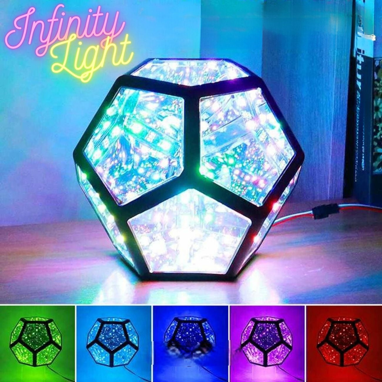 3D LED Glow Orb with Visual Effect