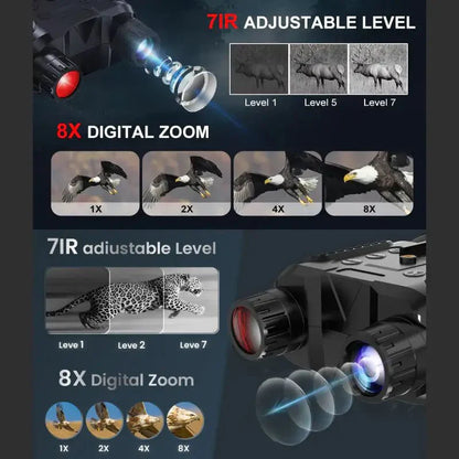 3D Night Vision IR Binoculars - Night Vision Binoculars - Wild Eye Vision