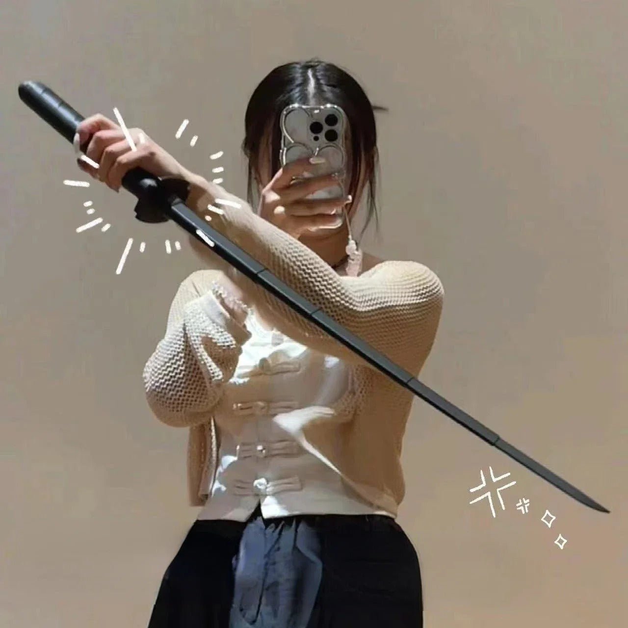 Unique 3D Printed Retractable Samurai Sword