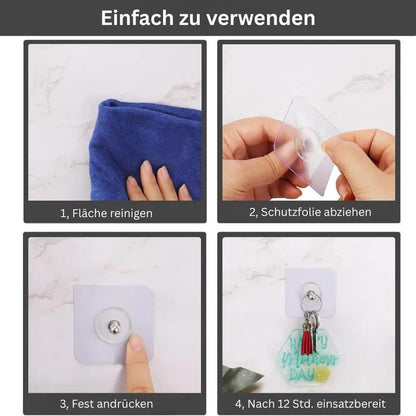 Easy Hang Hooks with Strong Grip