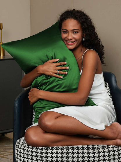 Luxury Mulberry Silk Pillowcase with Concealed Zipper