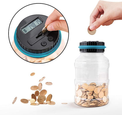 Electronic Coin Counter Money Jar