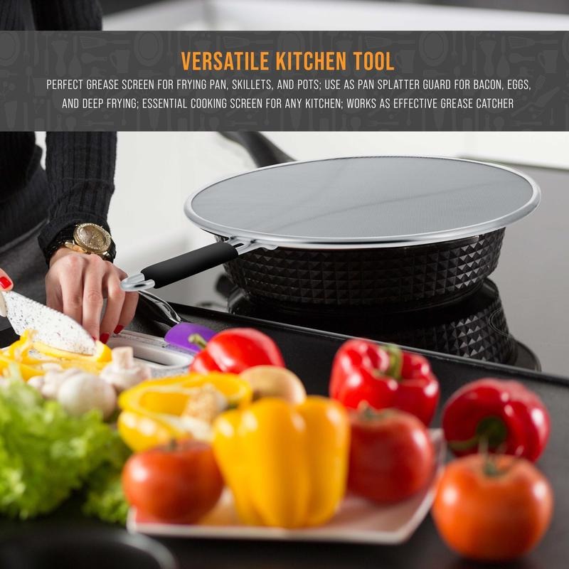 Metal Mesh Cooking Pan Guard