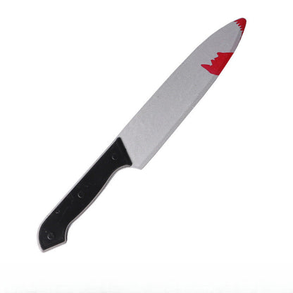 Scary Fake Blood Knife - Realistic Joke Prop - Fesara