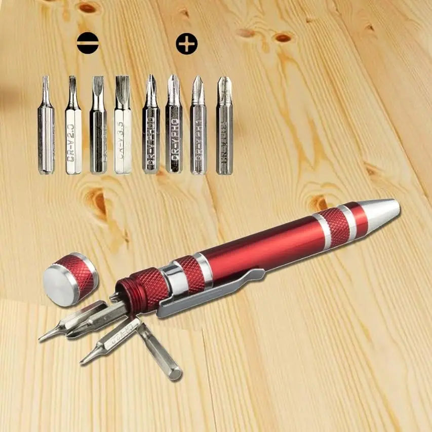 Multitool 8-in-1 Pocket Screwdriver Set
