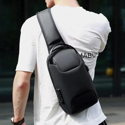 Secure Crossbody Travel Bag with USB Charging Port