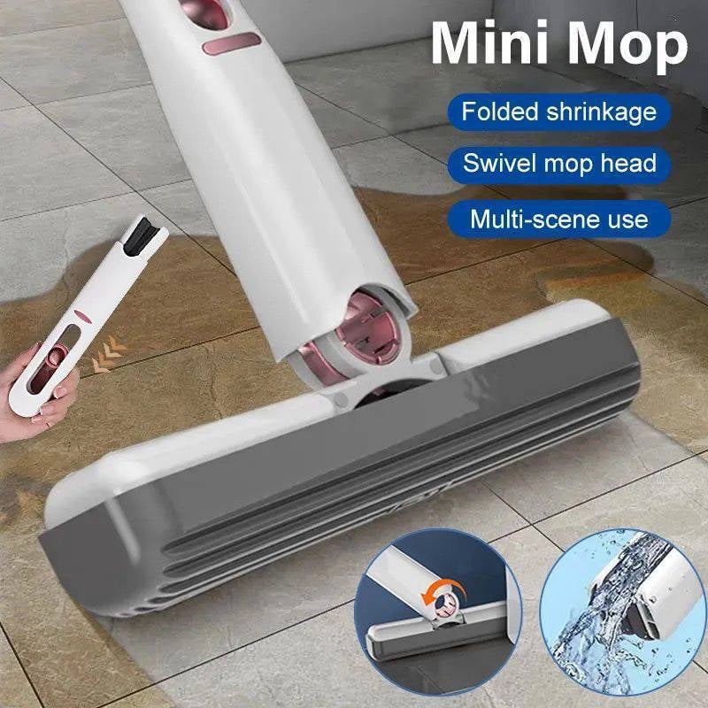 Compact Reusable Mini Floor Mop