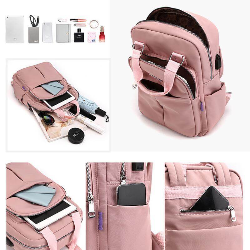 Waterproof Tactical Backpack with USB Charging Port