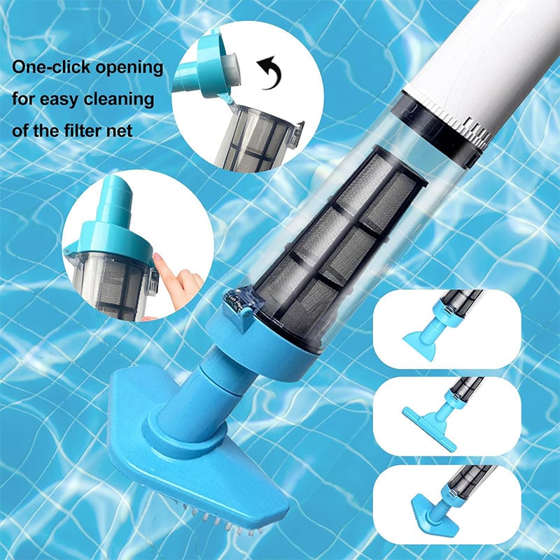 Portable Rechargeable Pool Vacuum Cleaner Kit