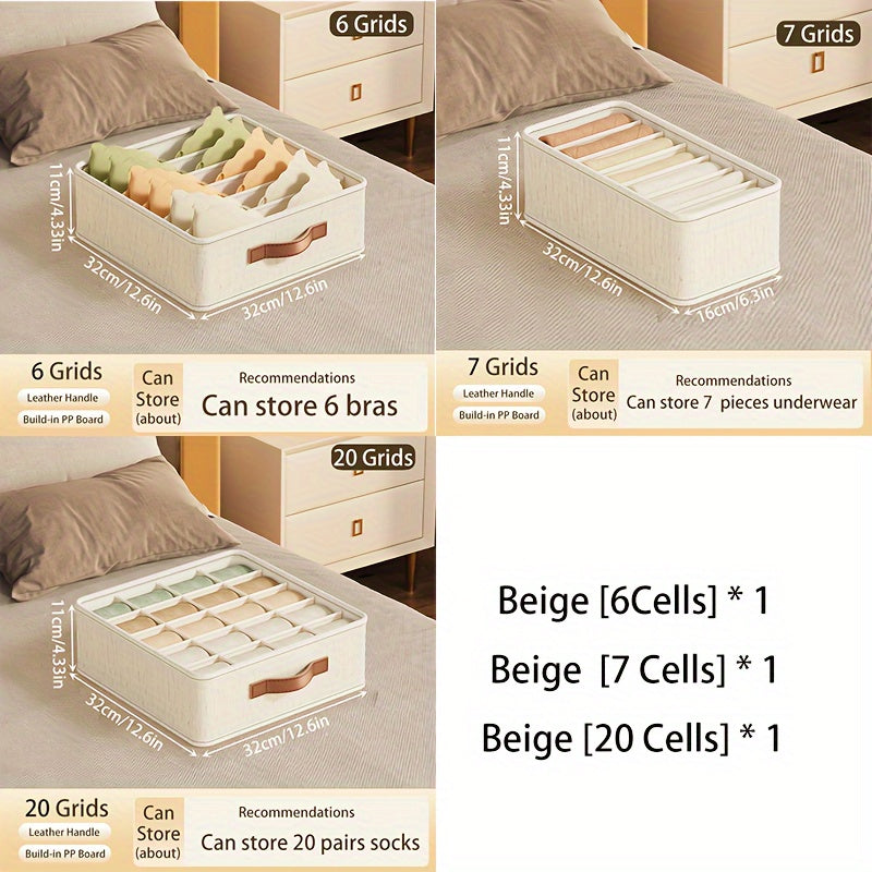 Space Saving Drawer Organizer for Underwear and Socks