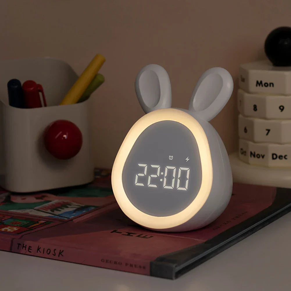 Fun Kids Alarm Clock with Nightlight & Dimmable Light