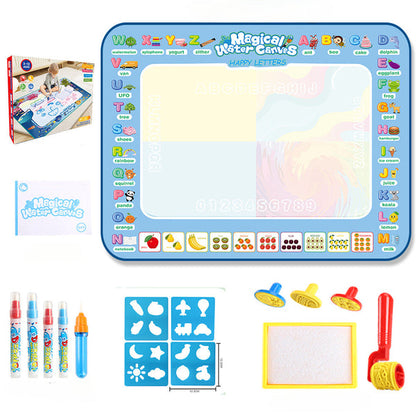 Colorful Aqua Art Panel - Fesara