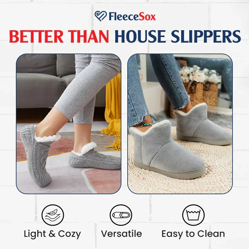 Warm Cozy Grip Slippers Socks