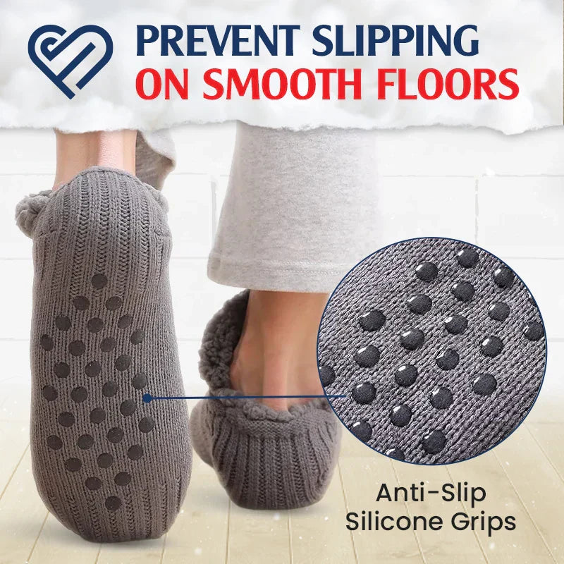 Warm Cozy Grip Slippers Socks