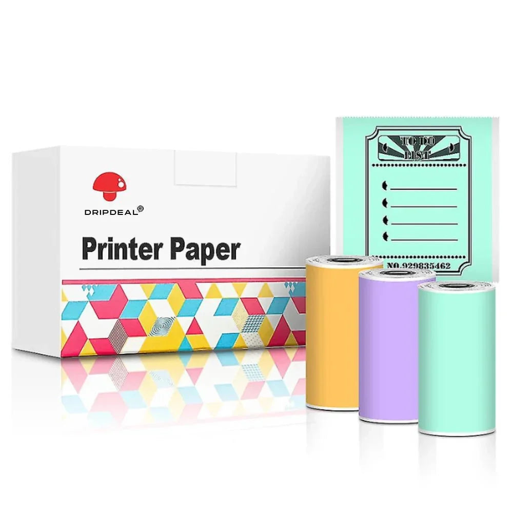 Compact Mobile Photo Printer – Portable Bluetooth Label Printer
