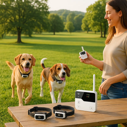 Easy Pet Fence System with Remote Trainer Collar