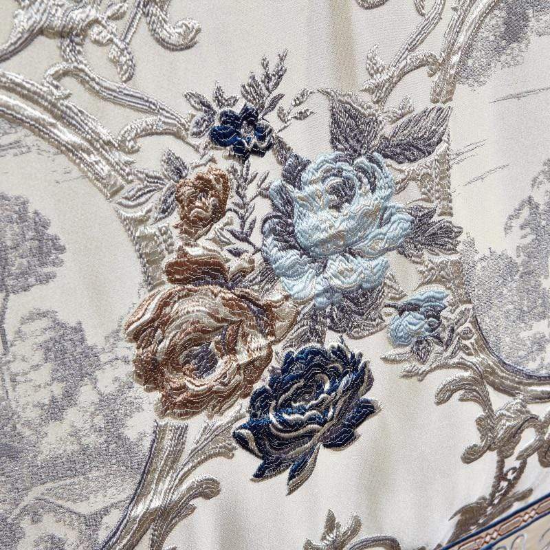 Luxury Cotton Silk Bedding with Elegant Designs