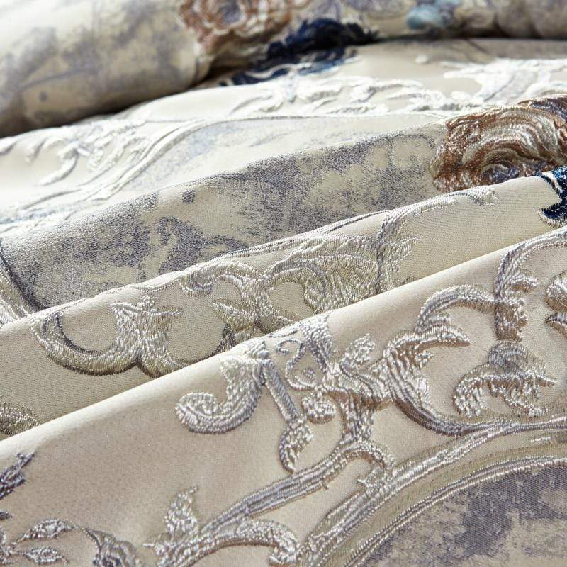 Luxury Cotton Silk Bedding with Elegant Designs