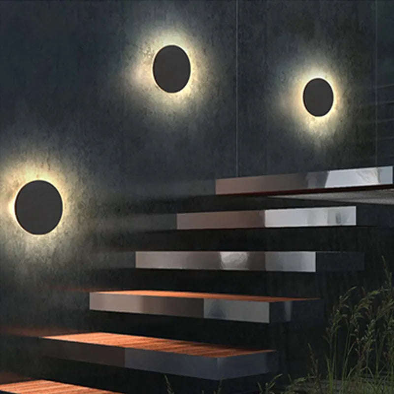 Sleek Contemporary Outdoor LED Wall Light Metal - Fesara