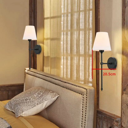 Elegant Battery Powered LED Wall Lamp