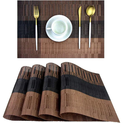 Durable Insulated Table Placemats Set of 4 - Fesara