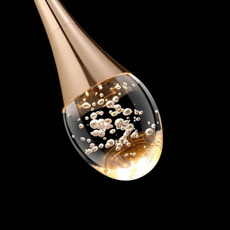 Stylish Glass Pendant Light with Soft Warm Glow