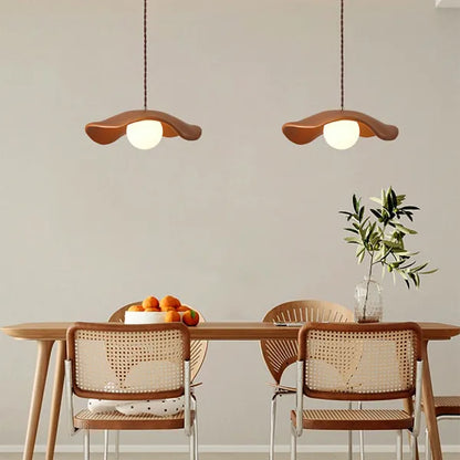 Elegant Natural Leaf Hanging Lamp