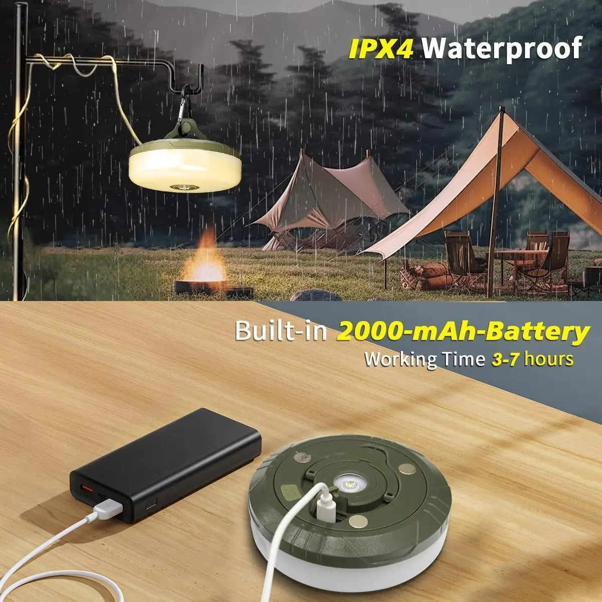 Portable Solar Powered Mood Lamp