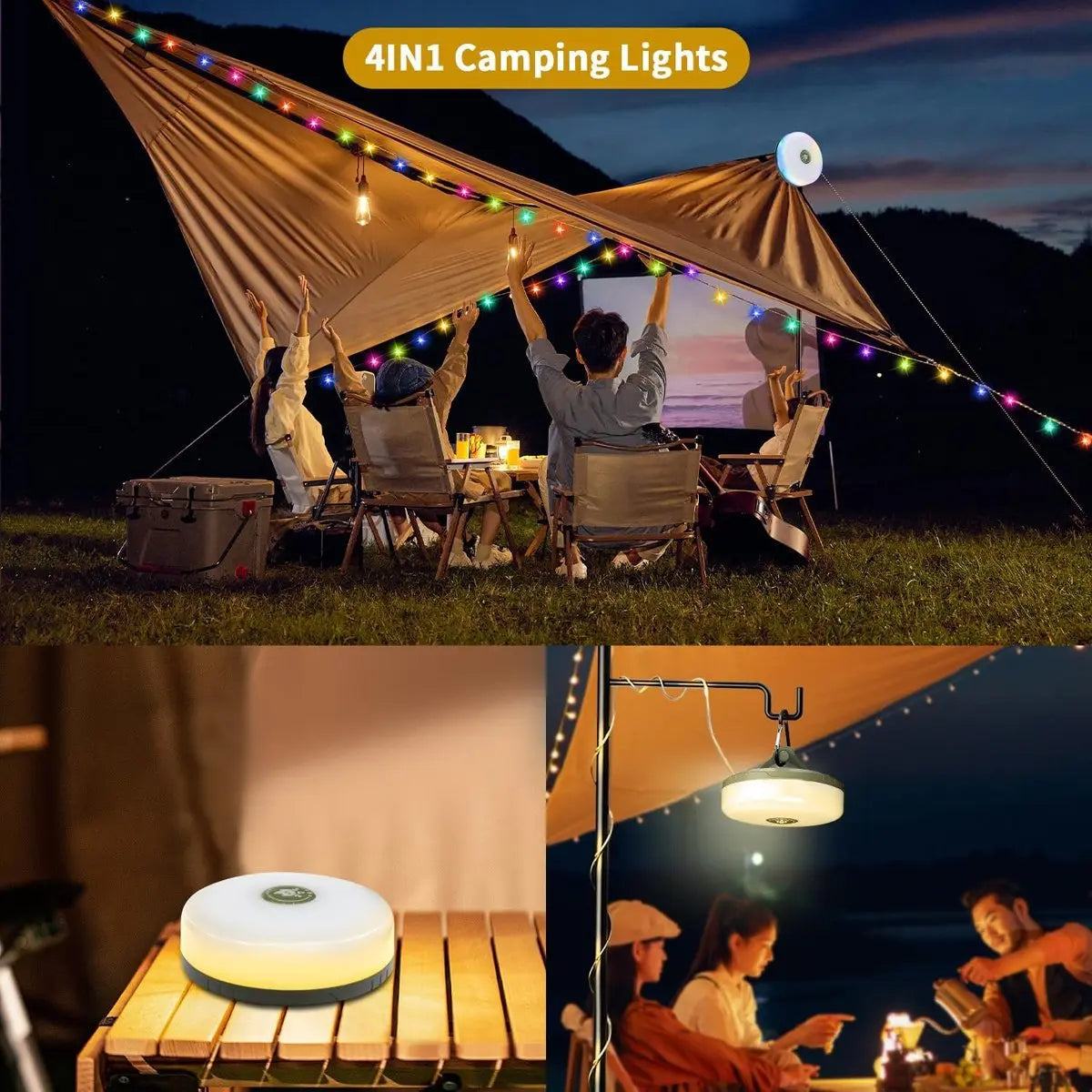 Portable Solar Powered Mood Lamp