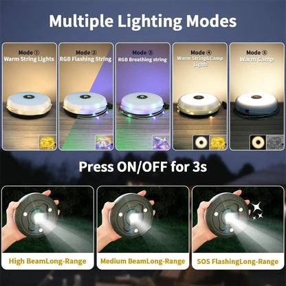 Portable Solar Powered Mood Lamp