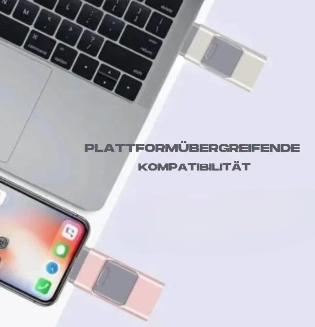 Compact 4-in-1 USB Flash Drive Extra Storage