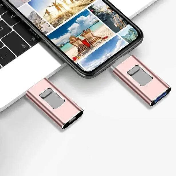 Compact 4-in-1 USB Flash Drive Extra Storage