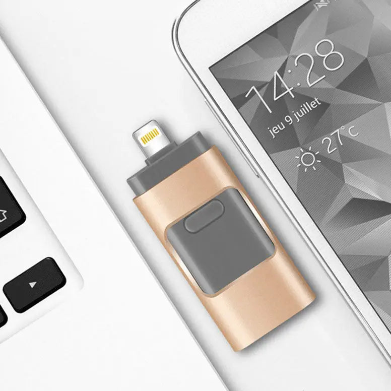 Compact 4-in-1 USB Flash Drive Extra Storage
