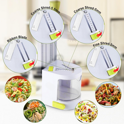 Easy Veggie Spiralizer with Powerful Suction Base