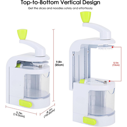 Easy Veggie Spiralizer with Powerful Suction Base