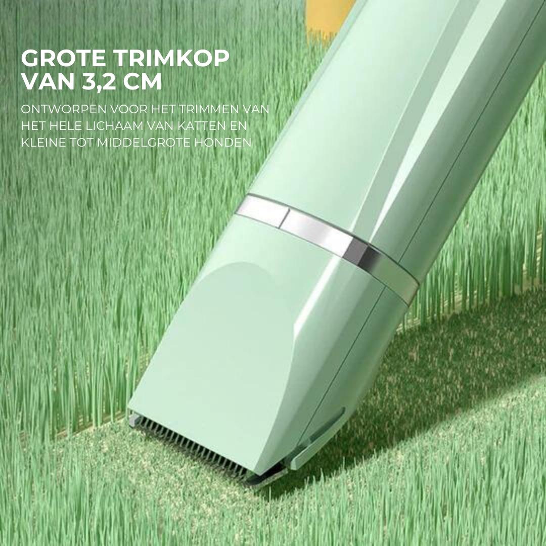 Pet Grooming Kit 4-in-1, Quiet and Rechargeable Trimmer