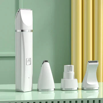 Pet Grooming Kit 4-in-1, Quiet and Rechargeable Trimmer
