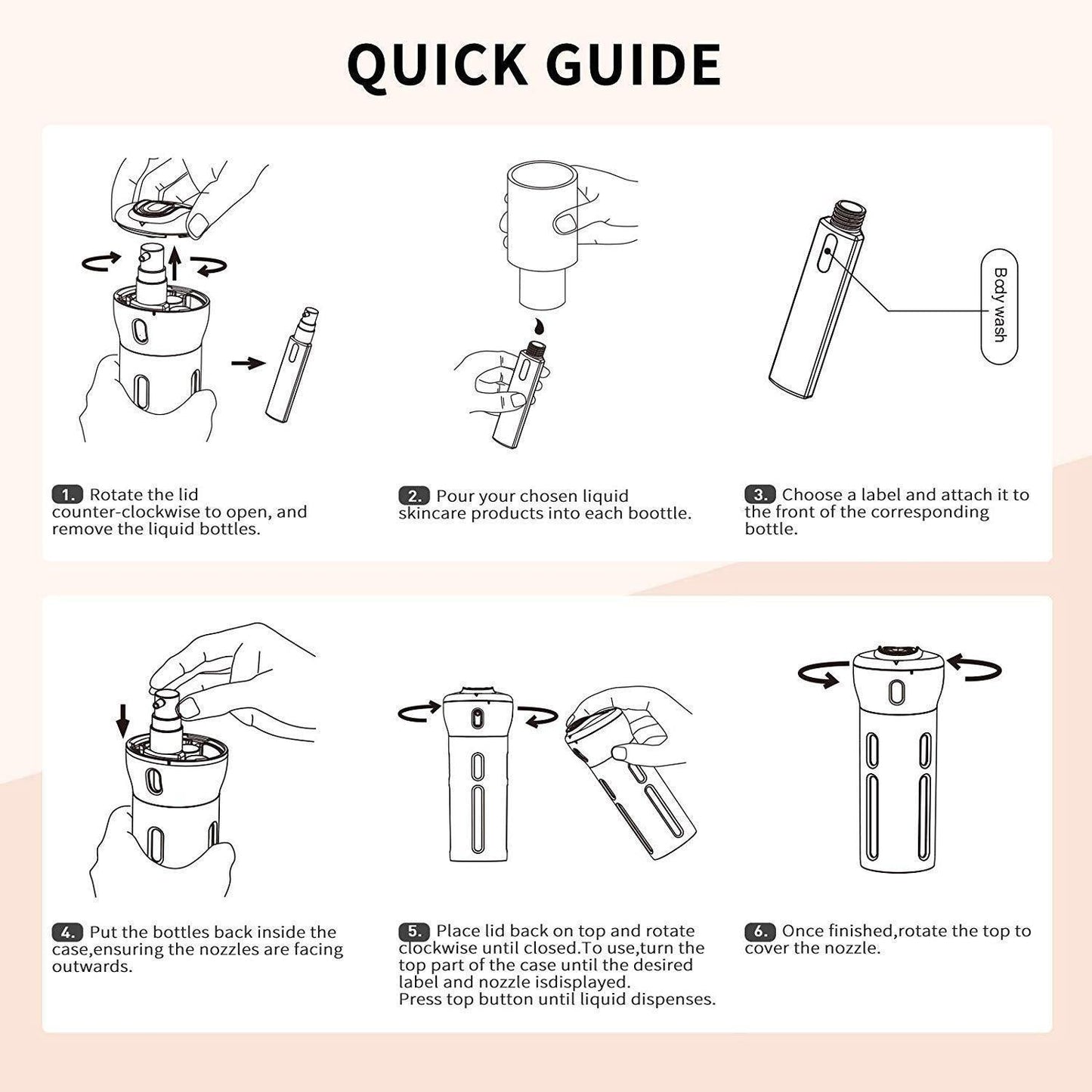 Portable 4-in-1 Travel Accessory Kit