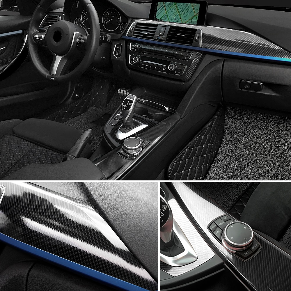 Wooden Pattern Auto Interior Decals