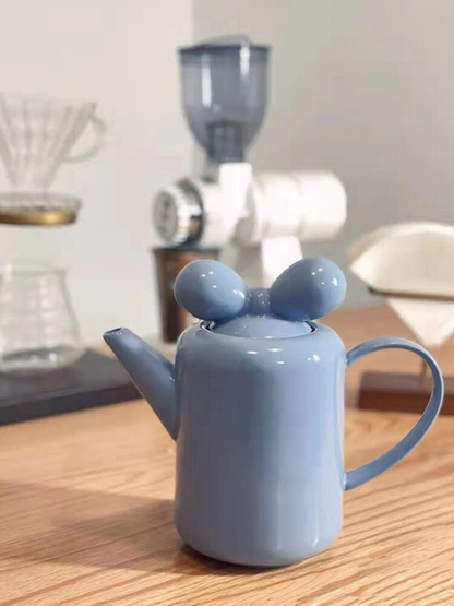 Elegant Floral Porcelain Tea Pot