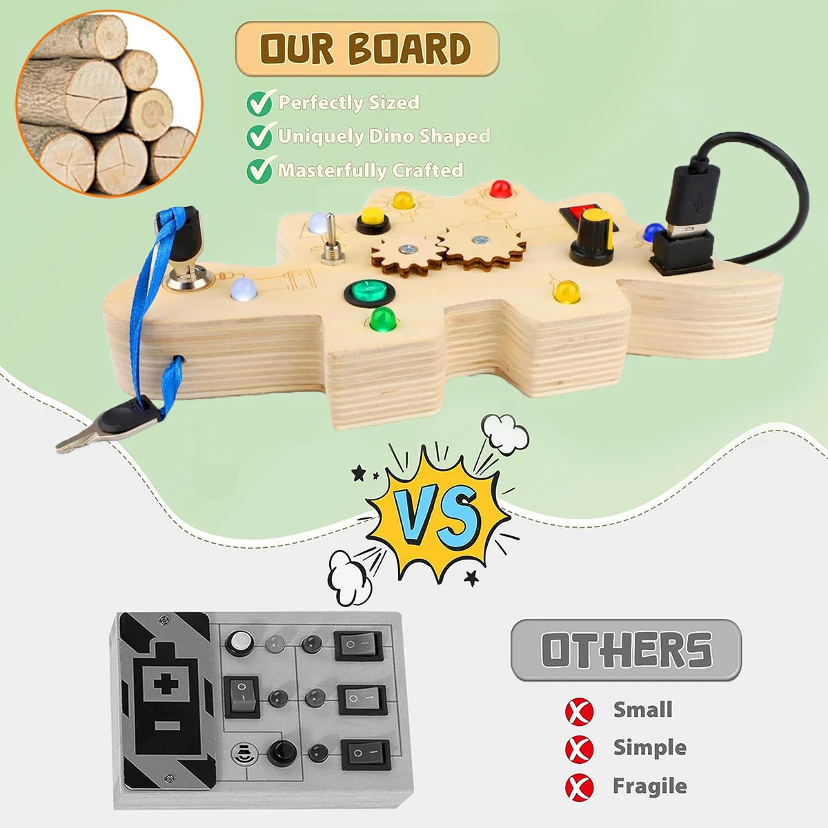 Learning Kids LED Sensory Playboard