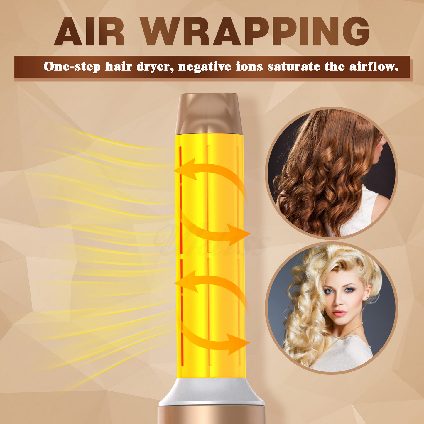 All-in-One Curling Iron Hair Styler Tool