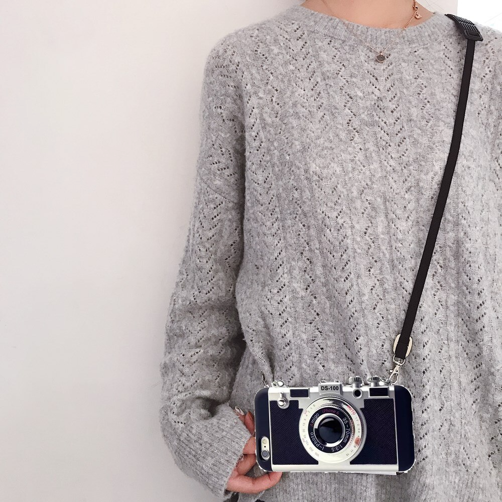 Vintage Style 3D Camera Phone Cover