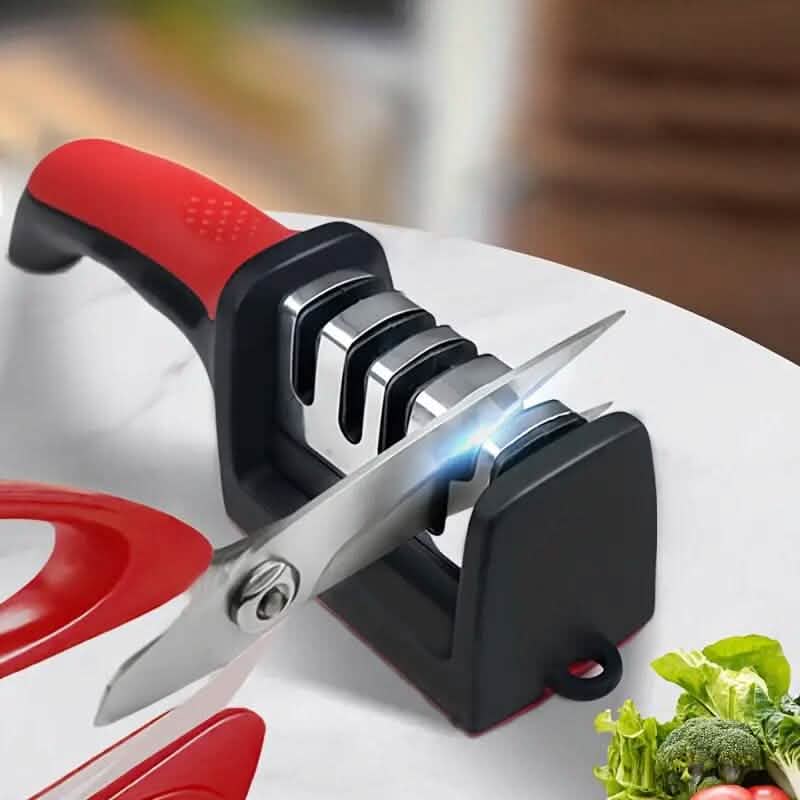 Premium 4 Stage Sharpener for Kitchen Knives - Fesara