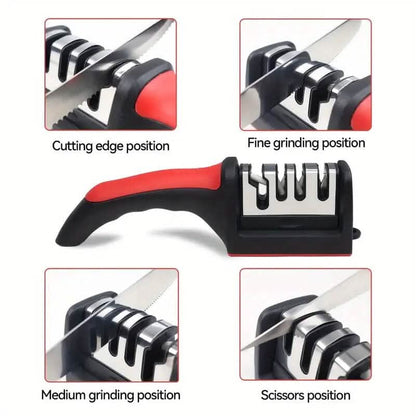 Premium 4 Stage Sharpener for Kitchen Knives